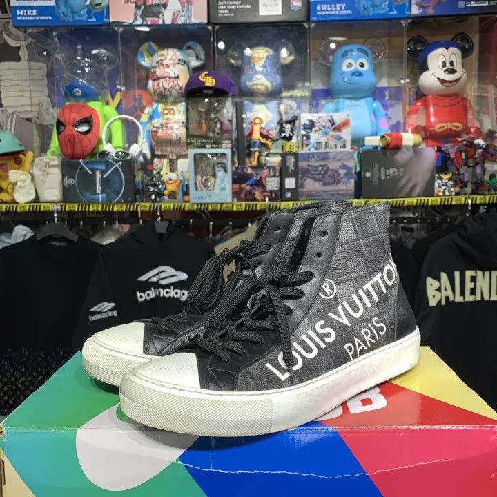 Louis Vuitton Louis Vuitton Tattoo High-Top Fashion Sneakers -2508 Size US 8 / EU 41 - 1 Thumbnail