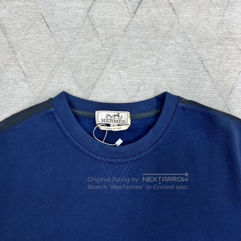 Hermes Hermes Nylon Side Panel Sweatshirt Size US XL / EU 56 / 4 - 2 Thumbnail