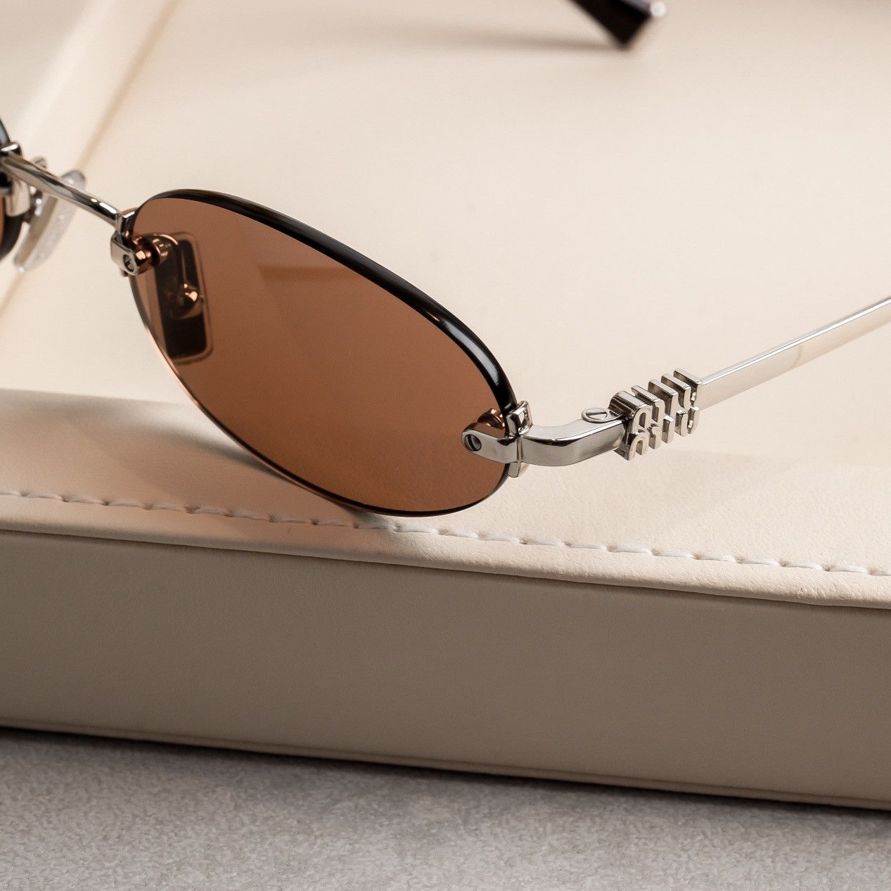 Miu Miu MIU MIU 0MU A54S 1BC90Q SUNGLASSES Size ONE SIZE - 2 Thumbnail