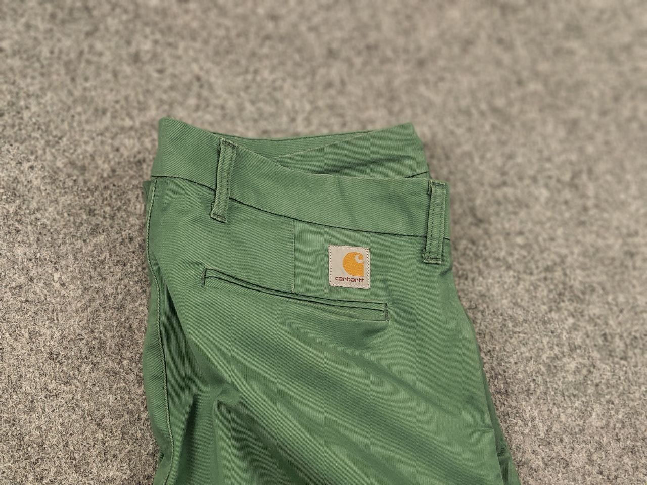 Carhartt Vintage Carhartt Logo Sid Light Green Chino Trouser Pants Size US 36 / EU 52 - 3 Thumbnail