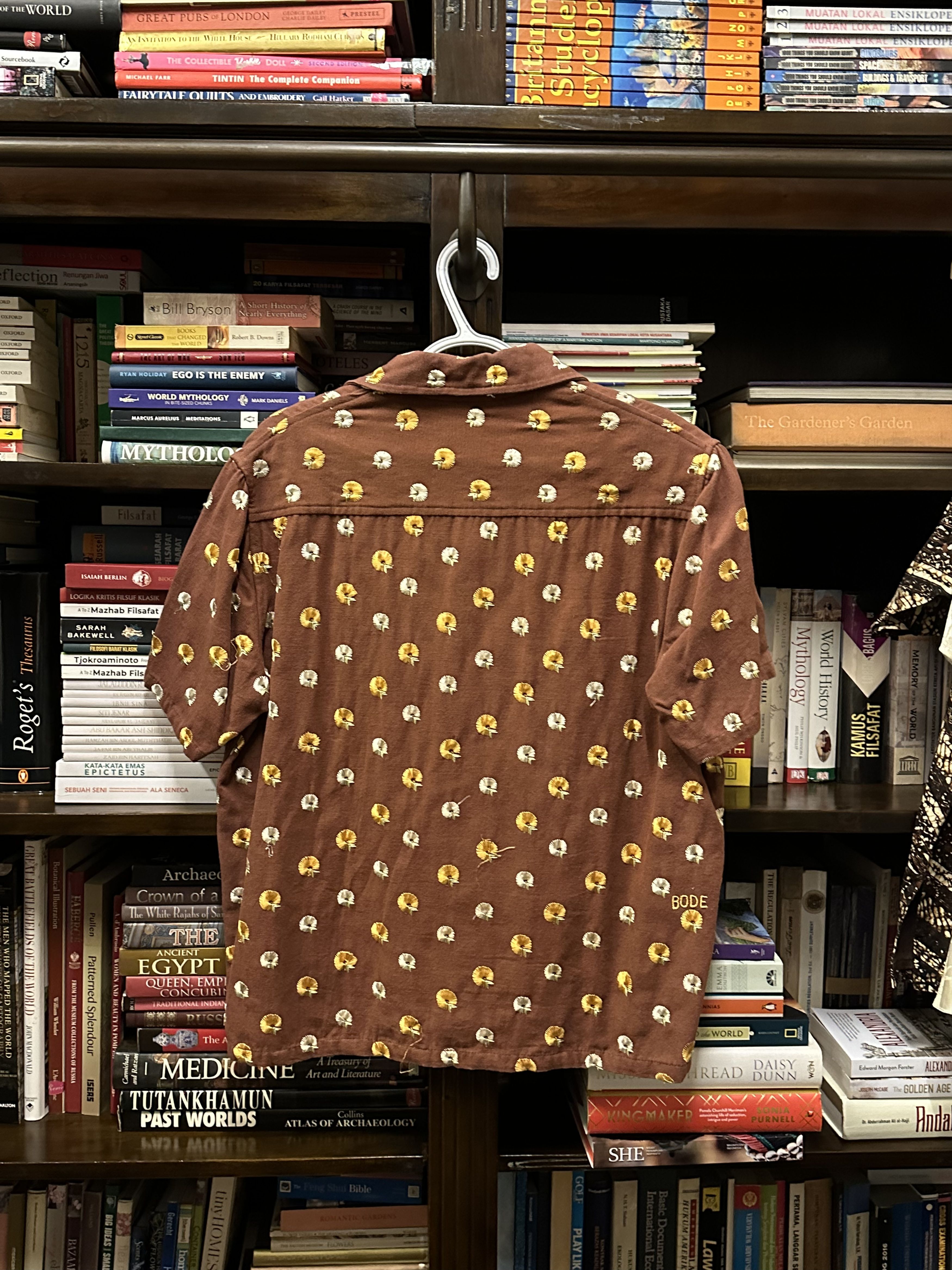 Bode Bode Marigold Embroidered Shirt Size US M / EU 48-50 / 2 - 2 Thumbnail