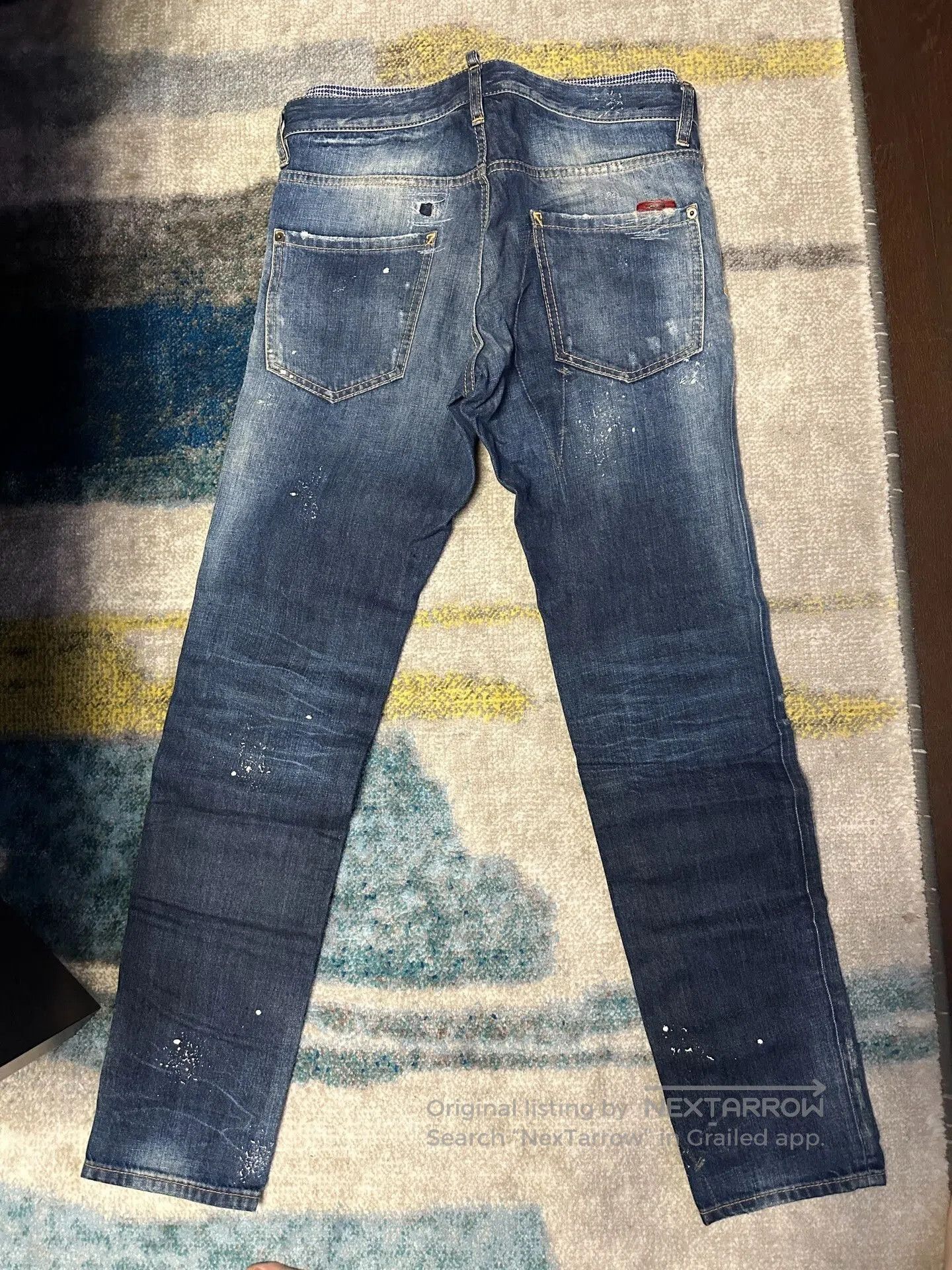 Dsquared2 Thom Browne Classic Striped Drawstring Joggers. Size US 36 / EU 52 - 4 Thumbnail