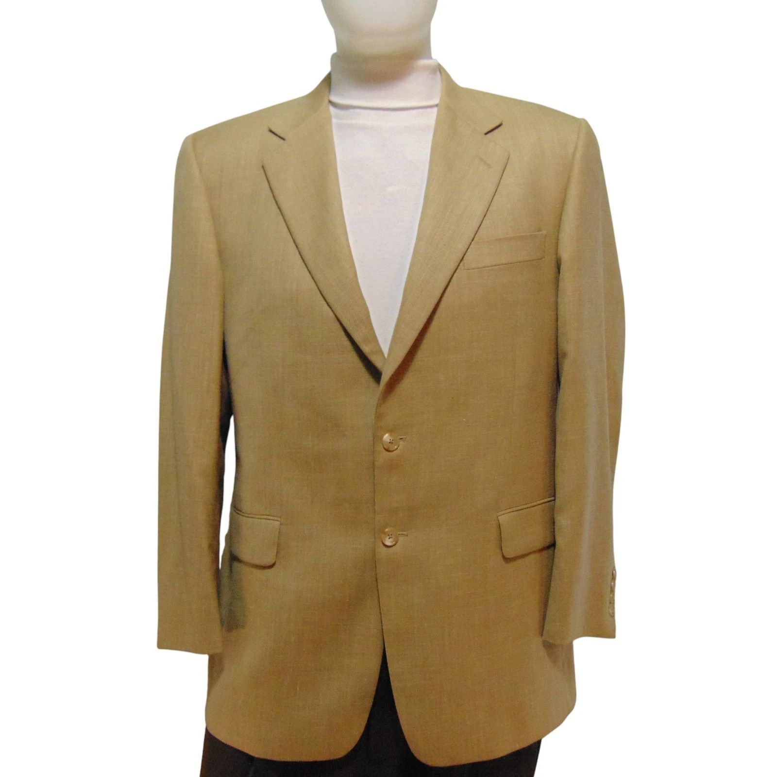 Hickey Freeman Vintage Hickey Freeman Wool Linen Silk Blazer 42R USA Size 42R - 2 Thumbnail