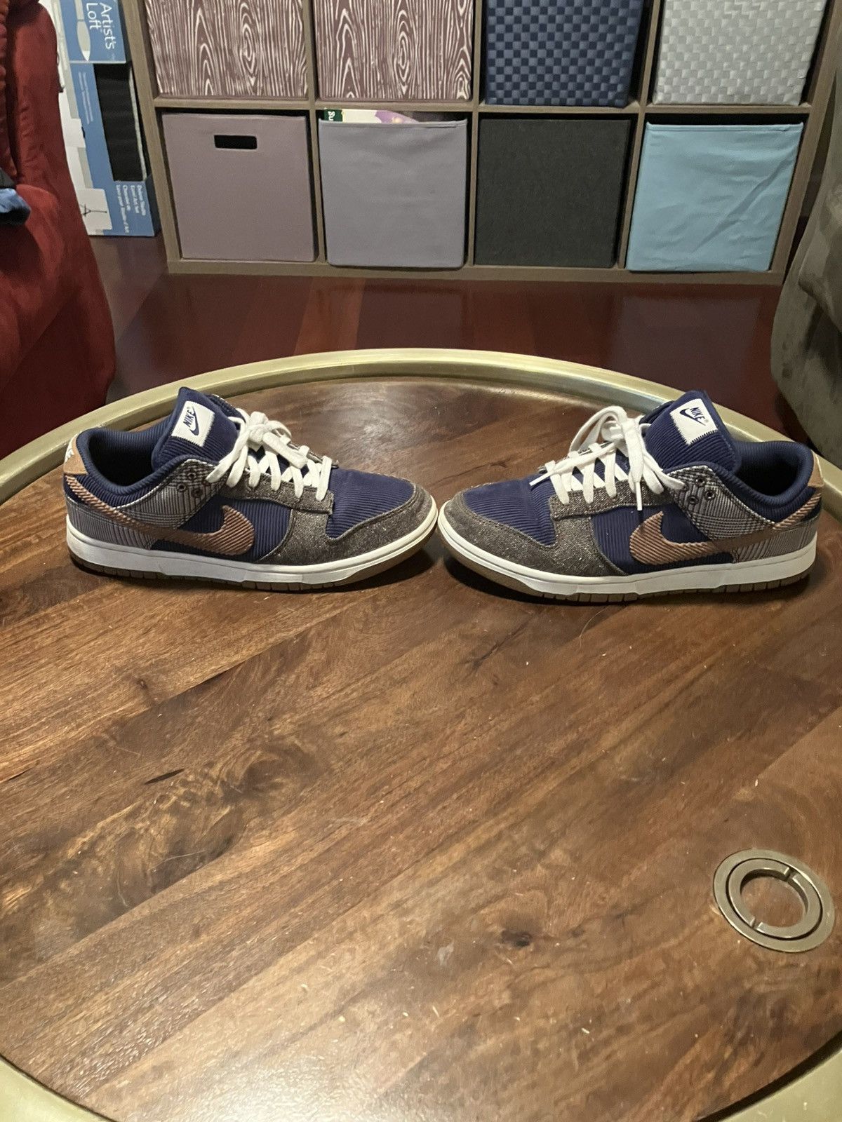 Nike Nike Dunk Low PRM Sneakers Shoes Midnight Navy/Baroque Brown Size US 9.5 / EU 42-43 - 3 Thumbnail