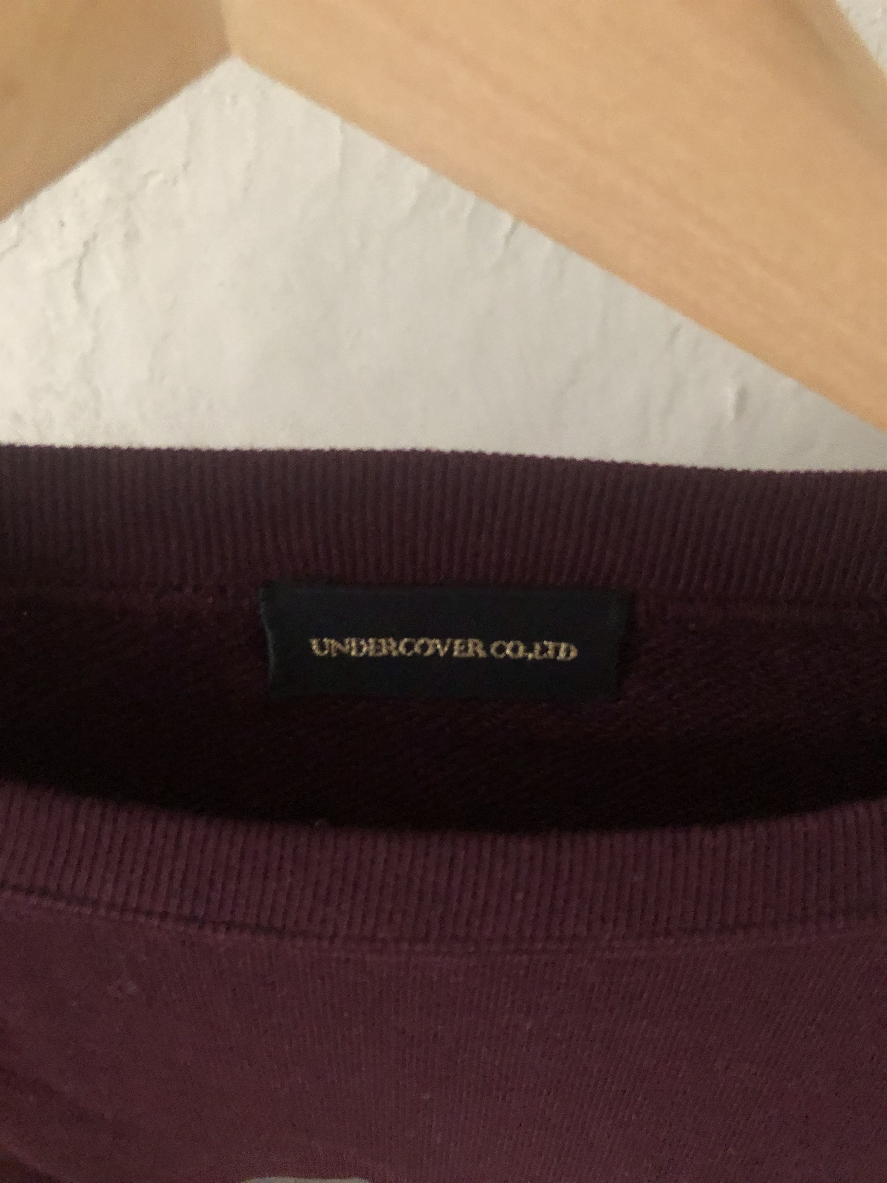 Undercover Undercover big print bordeux sweatshirt Size US XL / EU 56 / 4 - 2 Thumbnail