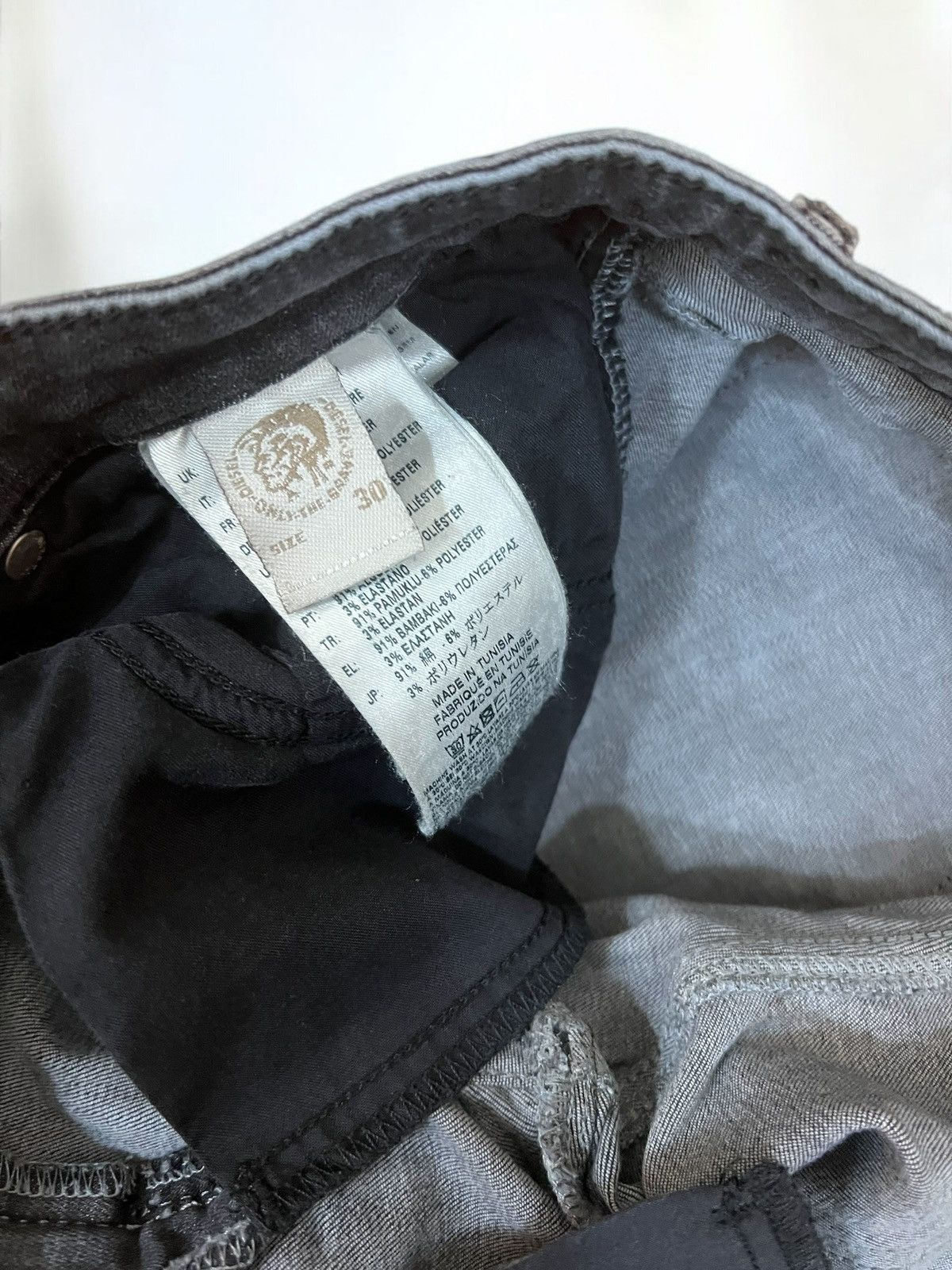 Diesel Diesel Skinzee Super Slim fit jeans size W30 L32 Size 30" / US 8 / IT 44 - 6 Thumbnail