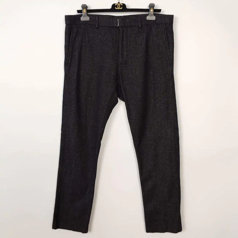 Dior Dior Men's Black Wool Casual Pants 0089 Size US 42 / EU 58 - 1 Thumbnail