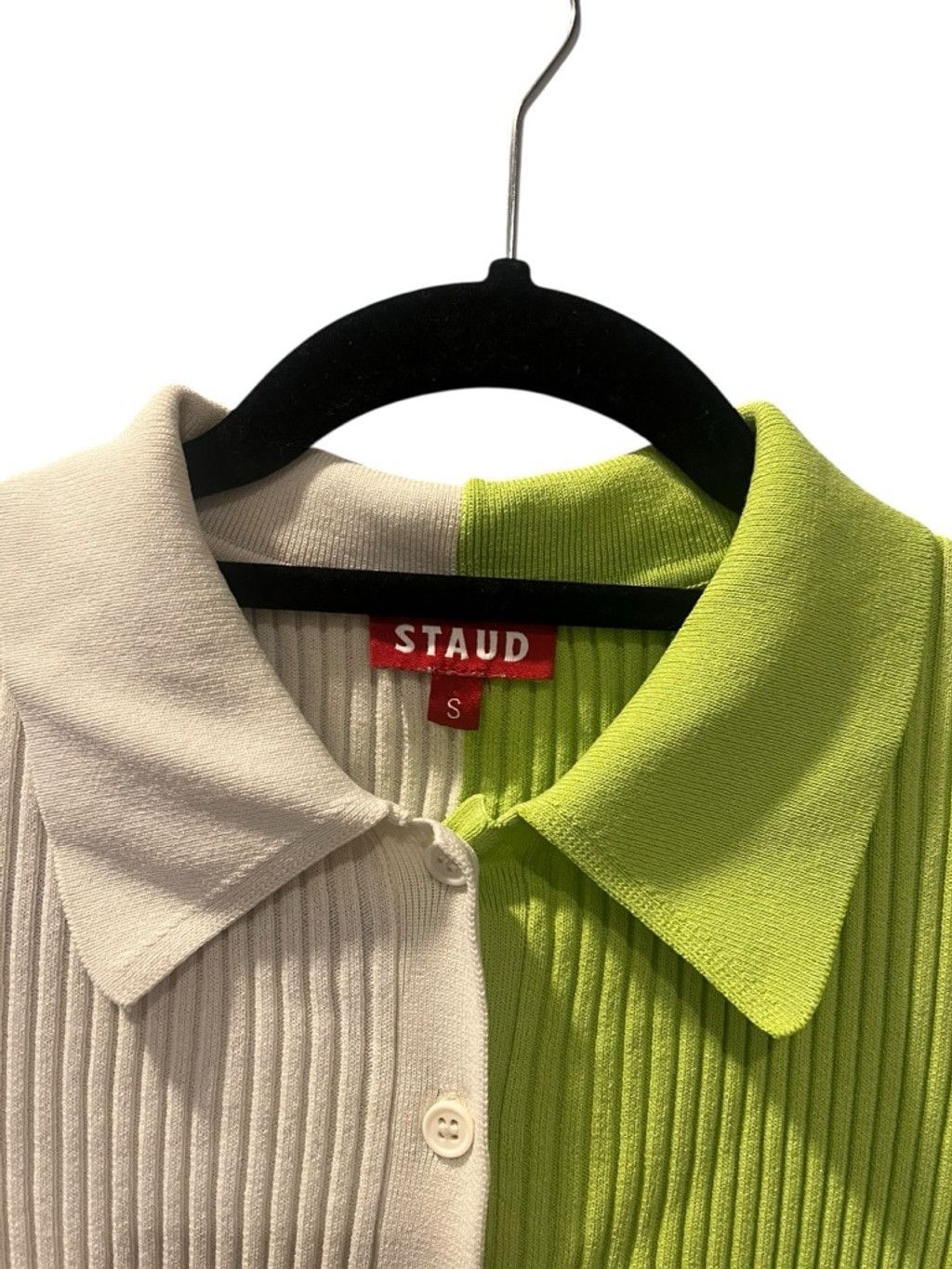 Staud STAUD Mini Milton Dress Women's Size Small Ribbed Knit Size S / US 4 / IT 40 - 3 Thumbnail