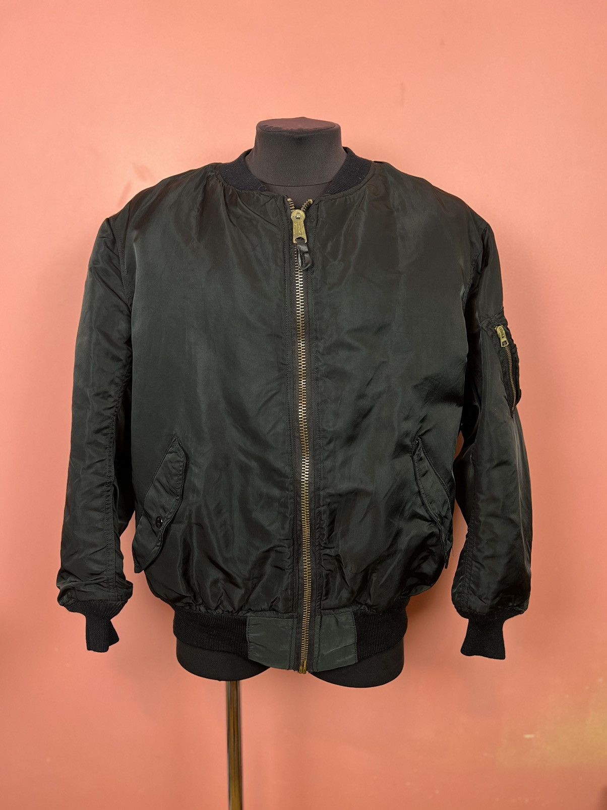 Vintage Ma-1 military bomber jacket vintage sale hype Size US M / EU 48-50 / 2 - 1 Thumbnail