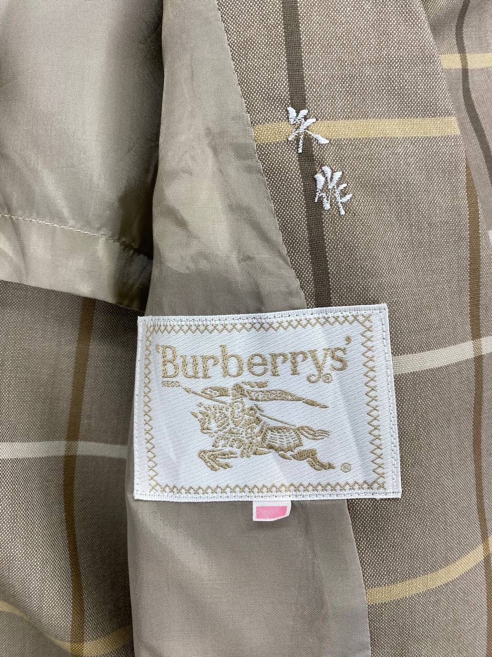 Burberry Vintage Burberry Shadows Plaid Checkered Coat Jacket Size M / US 6-8 / IT 42-44 - 7 Thumbnail