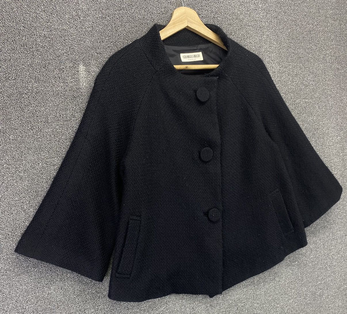 George Vintage George Rech Paris Button Up Wool Cardigan Jacket Size M / US 6-8 / IT 42-44 - 2 Thumbnail