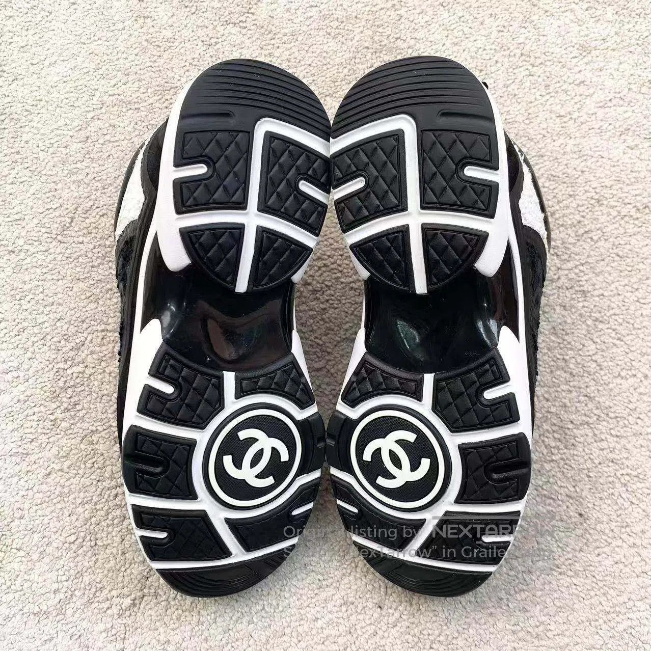 Chanel Chanel Suede patchwork tweed sneakers| Size US 6.5 / IT 36.5 - 6 Thumbnail