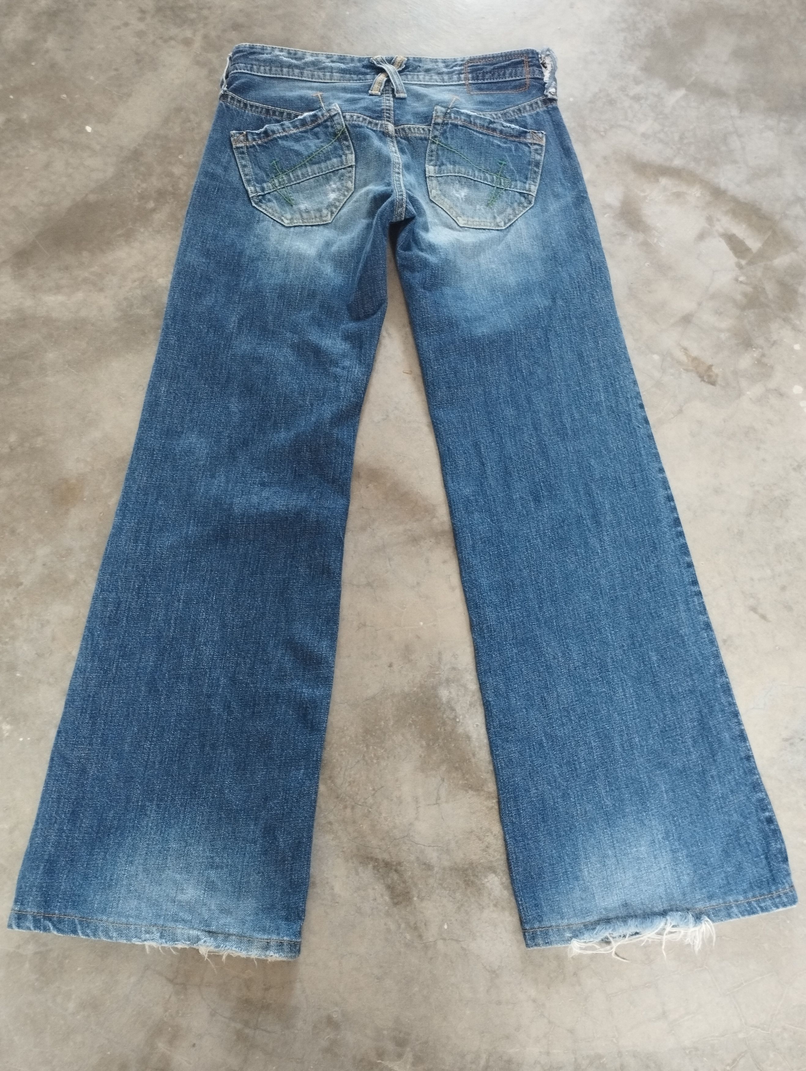 Tornado Mart Super Flare Jeans Japanese Sweet Camel Baggy Jeans Size US 28 / EU 44 - 3 Thumbnail
