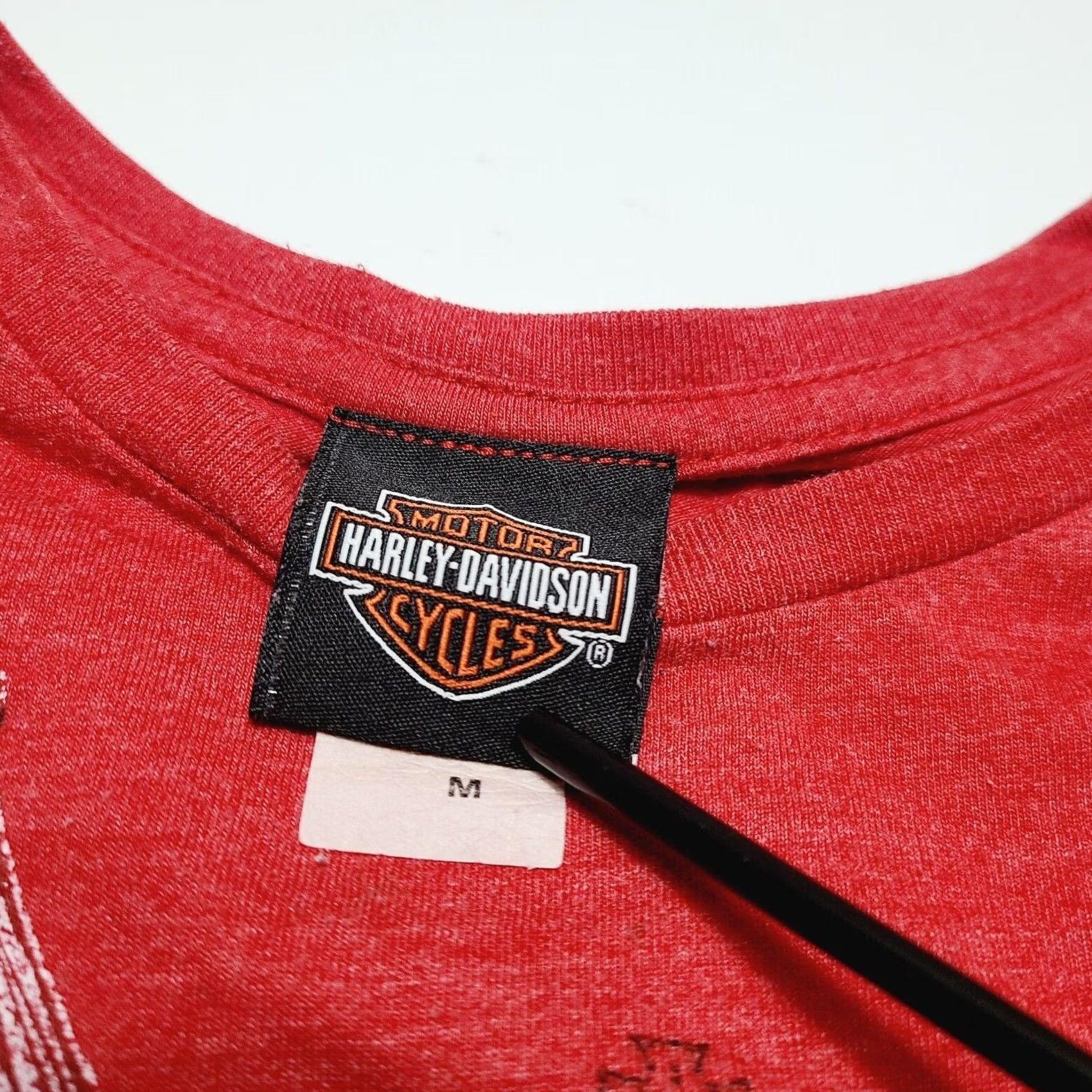 Harley Davidson Harley Davidson T-Shirt Women Medium Red Hot Rod Michigan Wings Size M / US 6-8 / IT 42-44 - 3 Thumbnail