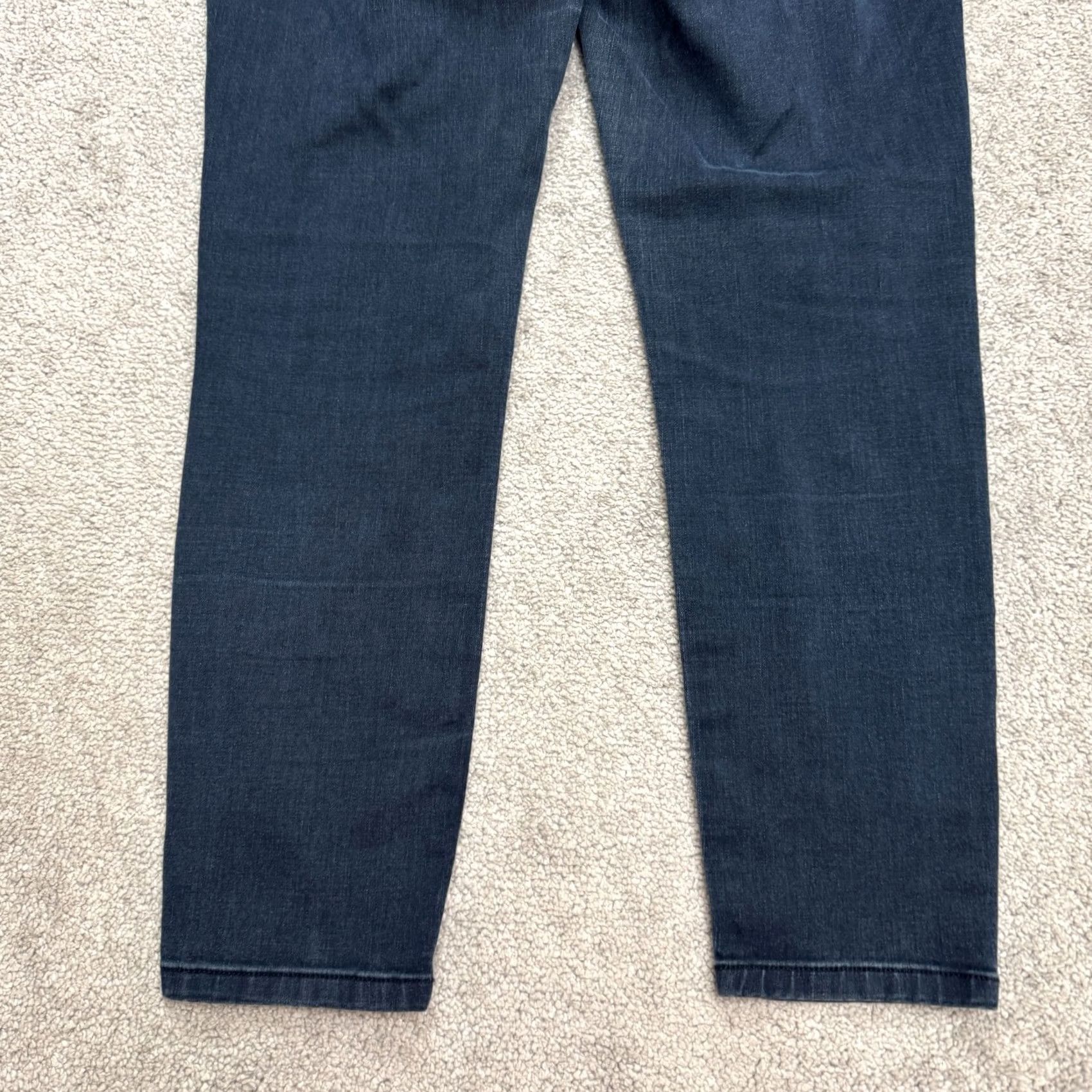 Vintage KUT from The Kloth Donna High Rise Ankle Skinny Jeans Womens 10 Dark Wash Denim Blue Skinny Jeans Women Size 10 Regular 32 Inseam 26 in Jeans Size 32" / US 10 / IT 46 - 4 Thumbnail