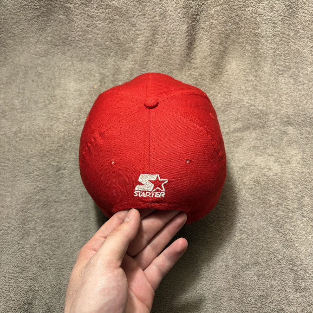 Starter Vintage 90s Chicago Blackhawks Starter Snapback Hat NHL Red Size ONE SIZE - 10 Thumbnail