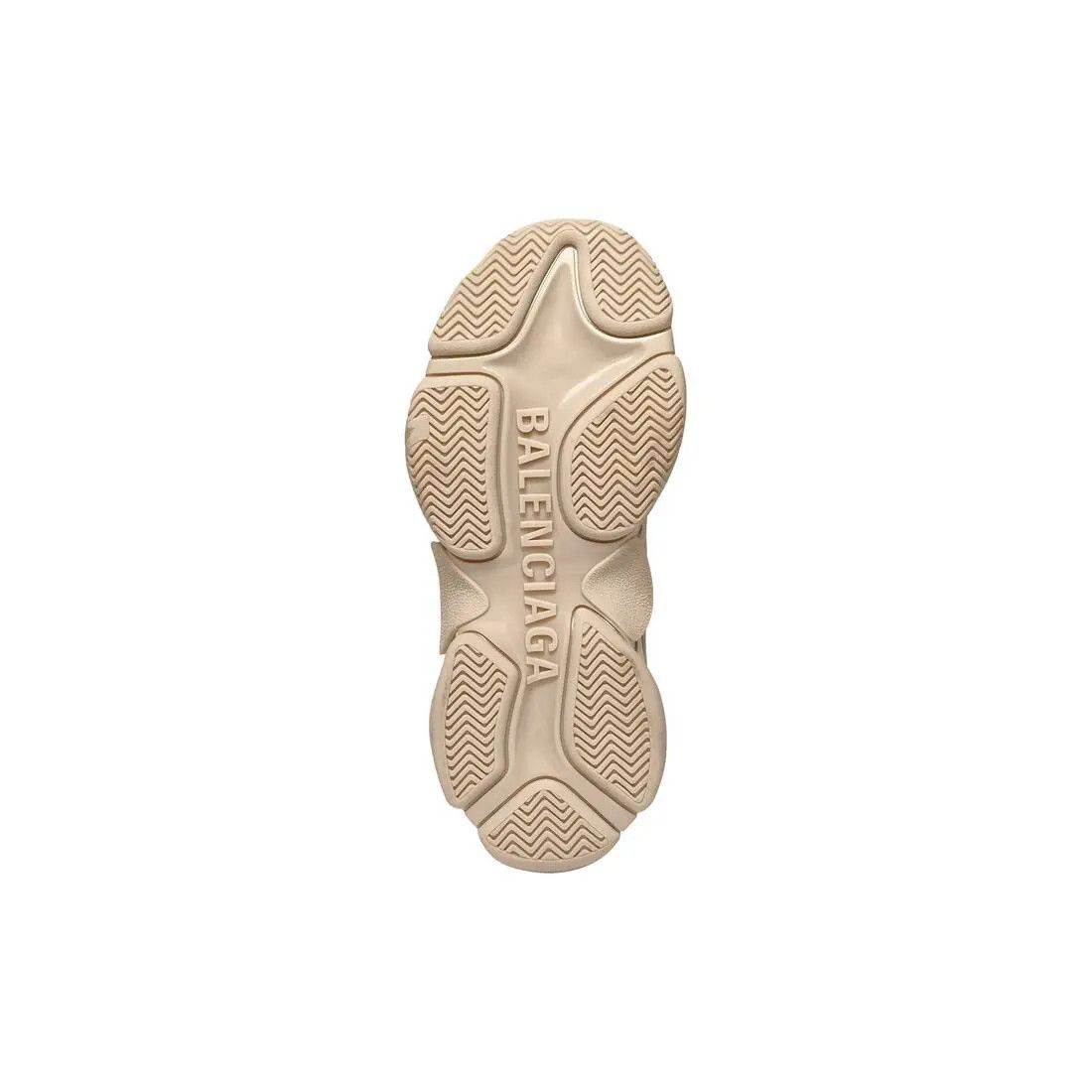 Balenciaga o1mt1gz0325 Triple S Logotype Sneakers in Beige Size US 8 / IT 38 - 8 Thumbnail