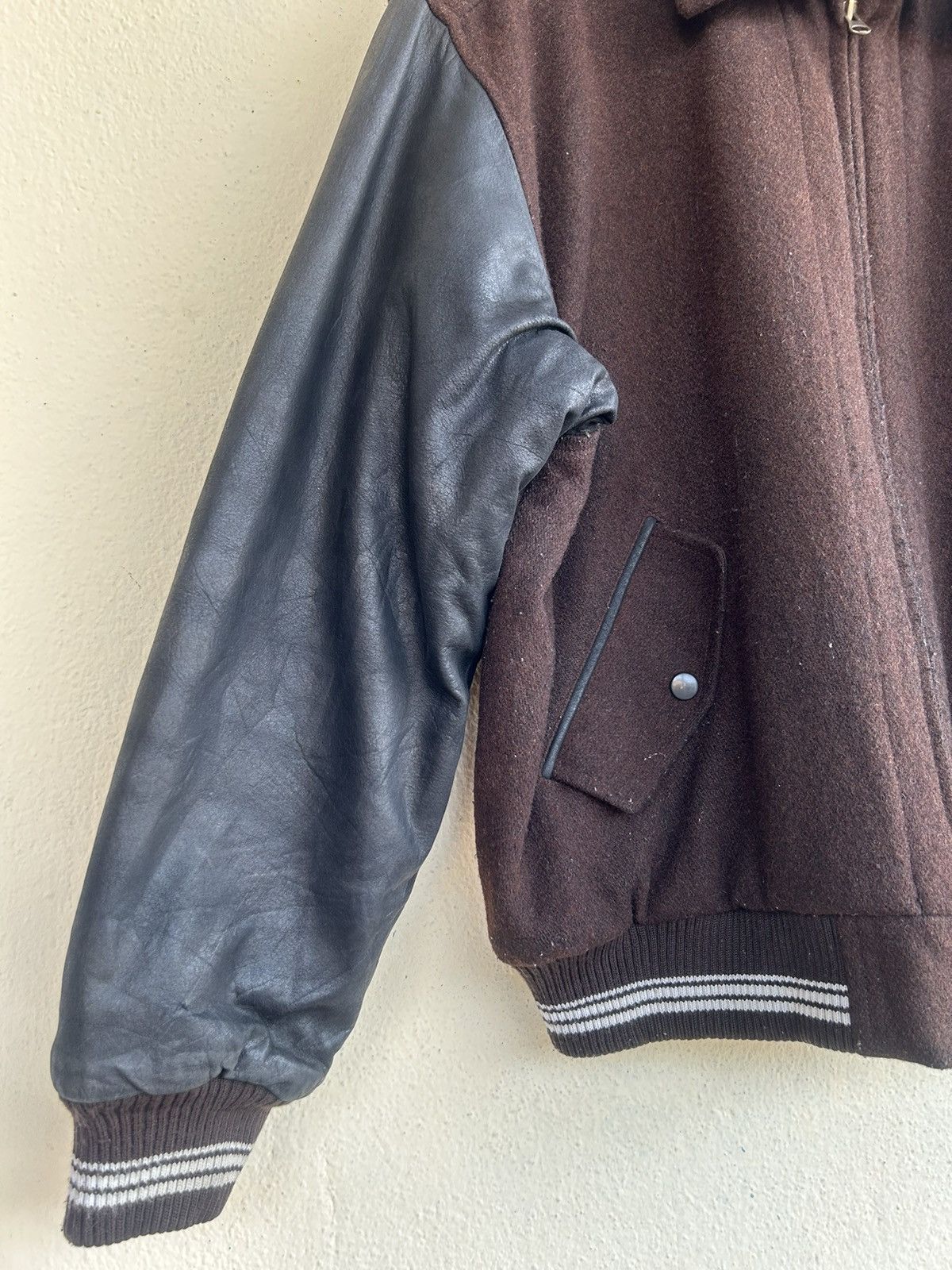 Japanese Brand Aiba Works Zip Up Varsity Jacket Size US M / EU 48-50 / 2 - 4 Thumbnail