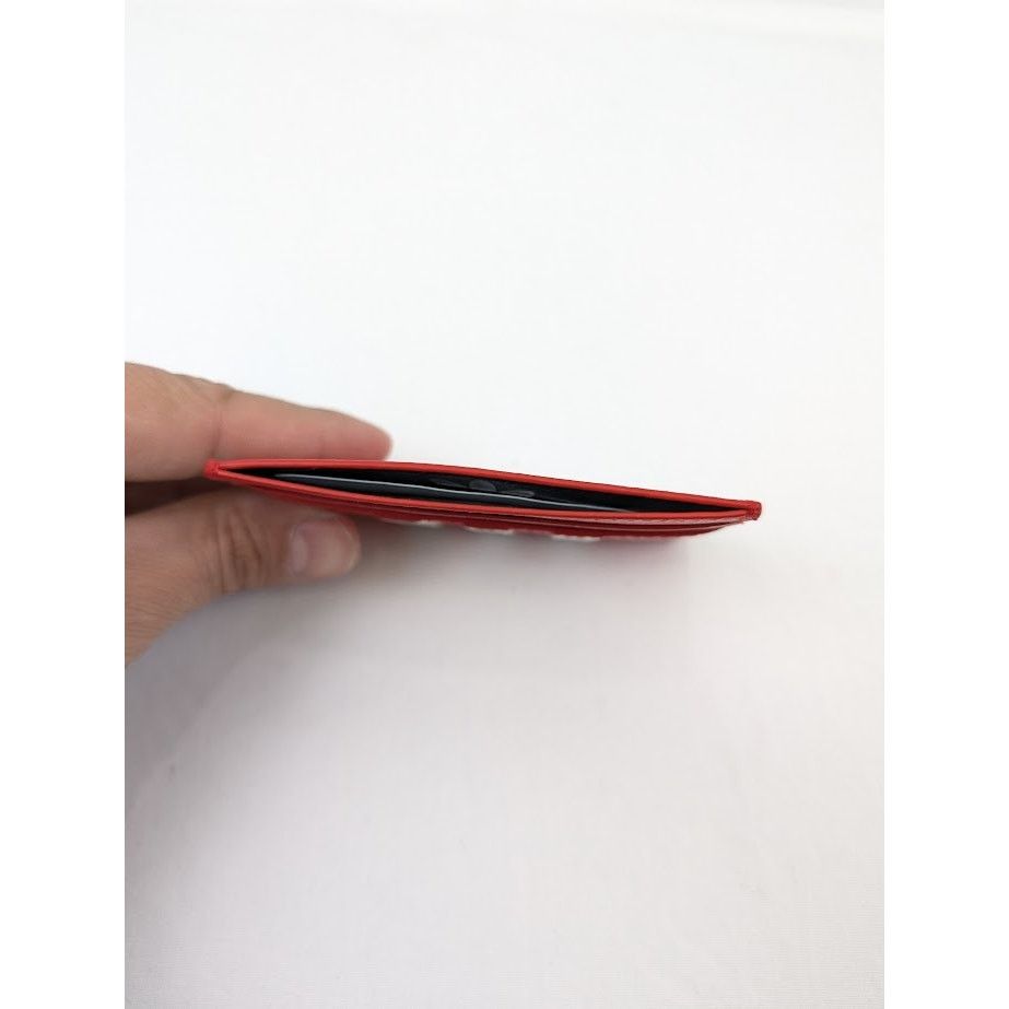 Adidas × Balenciaga o1rshd1 Q:3 /DUP/ Size:OS / Arena Lamb Card Holder Red/White Size ONE SIZE - 4 Thumbnail
