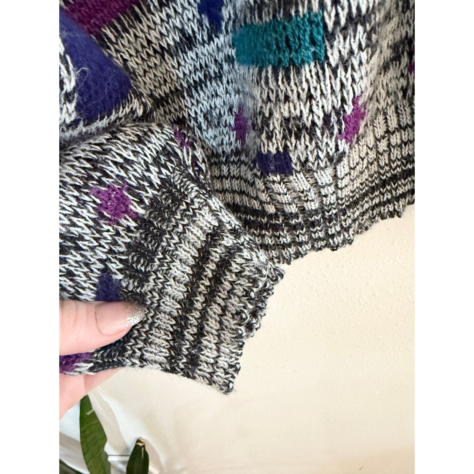 Other 80s Funky Geometric Grandpa Sweater size 1XL Size US XL / EU 56 / 4 - 7 Thumbnail