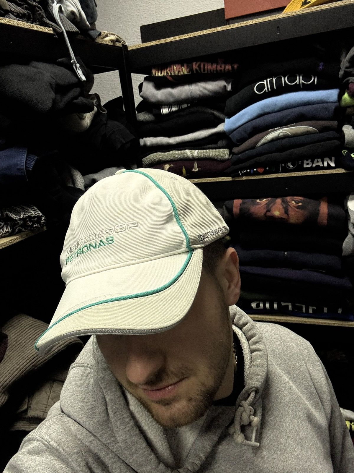 Henri Lloyd × Mercedes-Benz Rare Mercedes Henri Lloyd racing white cap streetwear hat Size ONE SIZE - 8 Thumbnail