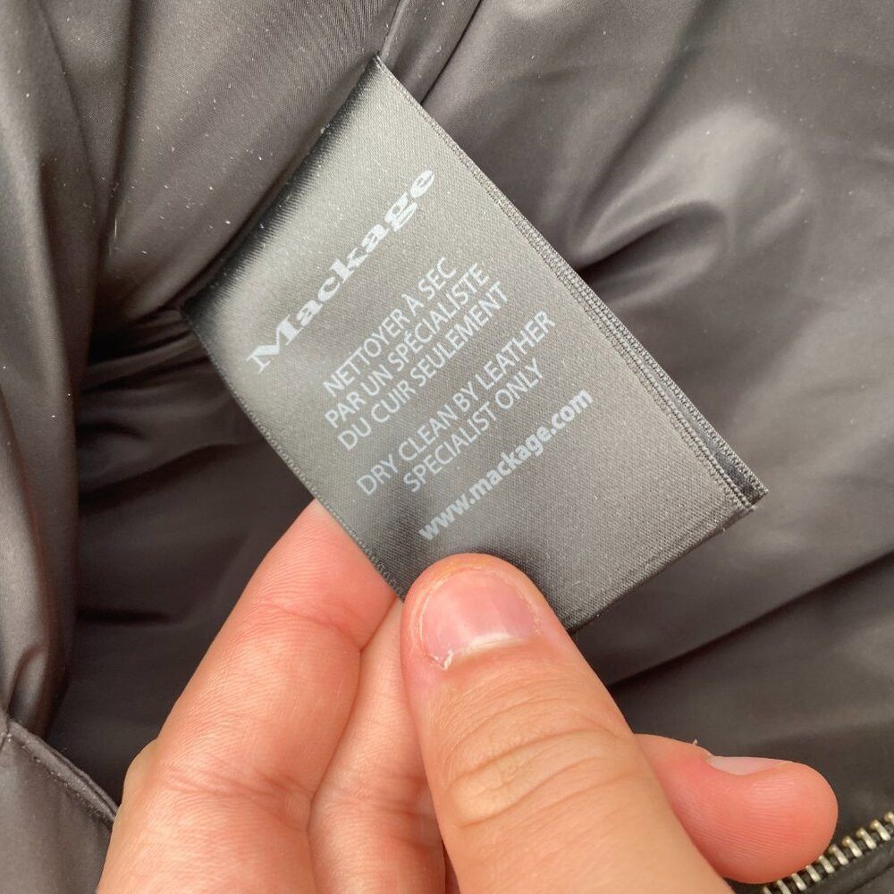 Mackage Mackage Trish Powder Touch Down Coat With Natural Fur Signa Size L / US 10 / IT 46 - 6 Thumbnail