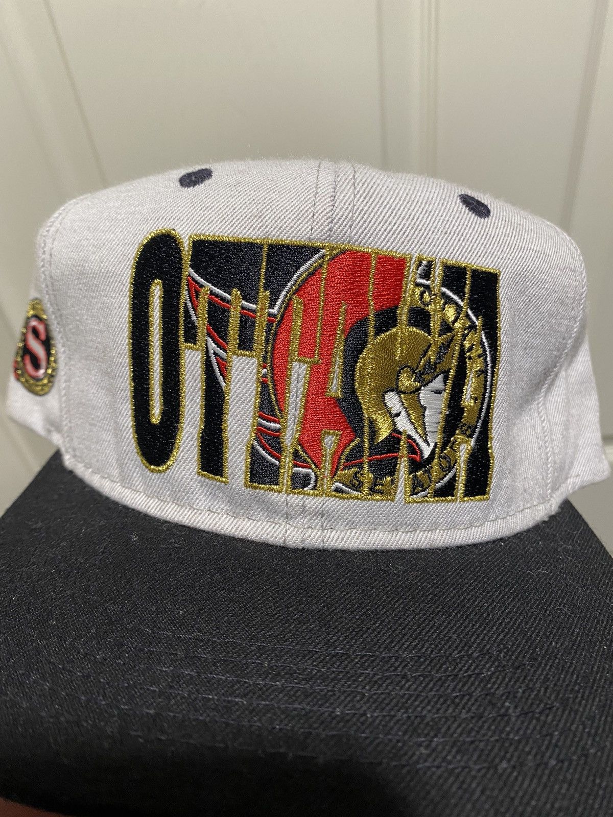 NHL × Vintage Vintage 90s Ottawa Senators Snapback Hat Size ONE SIZE - 2 Thumbnail