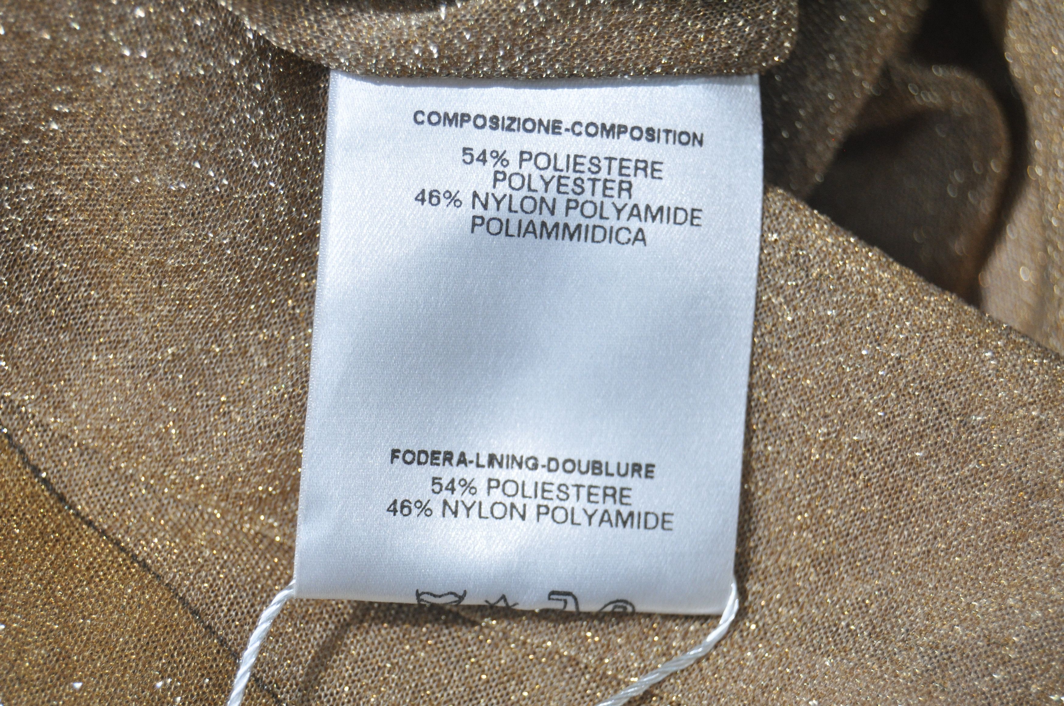 Gucci Gucci - Tom Ford - F/W 00 - Gold Lurex Dress Size XS / US 0-2 / IT 36-38 - 8 Thumbnail