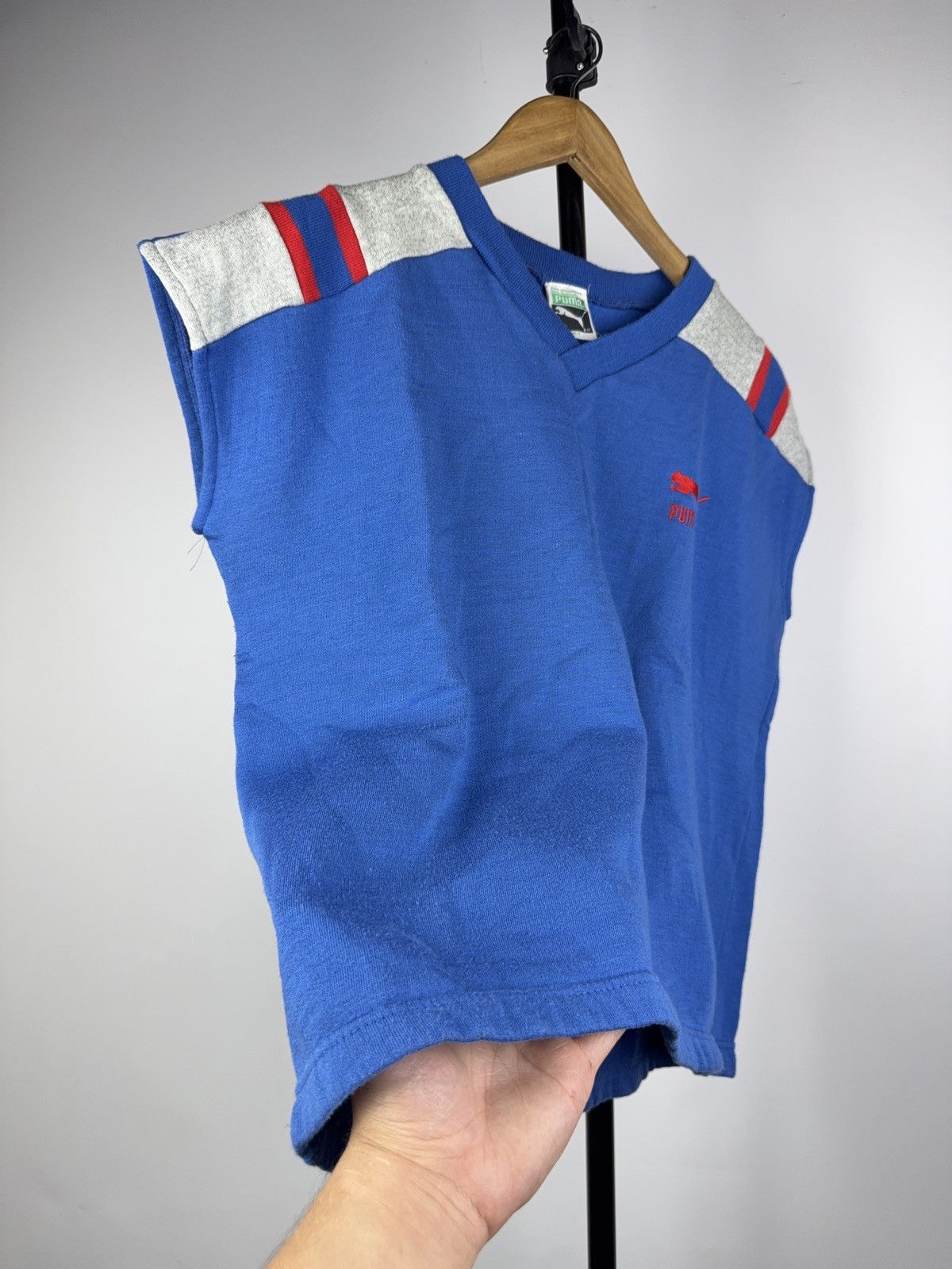 Puma Vintage 90s Rare Retro Y2K Puma Sweatshirt Sleeveless Size US S / EU 44-46 / 1 - 5 Thumbnail