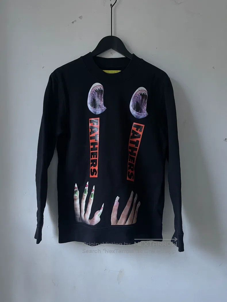 Raf Simons Raf Simons 2014 Nail Shark Dad Sweatshirt Size US M / EU 48-50 / 2 - 2 Thumbnail