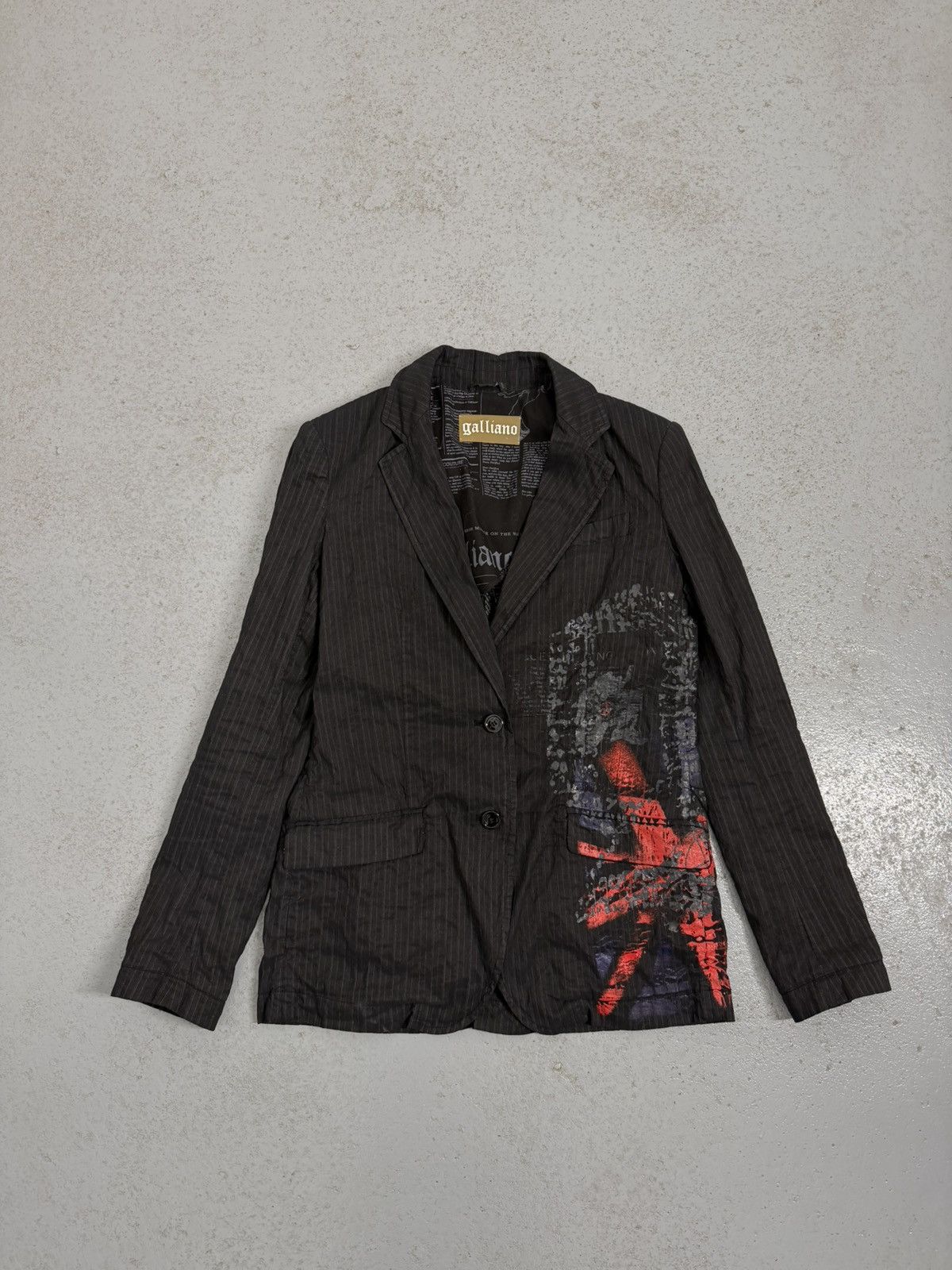 John Galliano Vintage John Galliano United Kingdom Flag Blazer Size M / US 6-8 / IT 42-44 - 1 Thumbnail