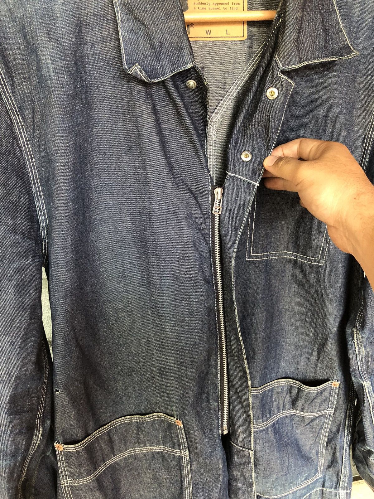 PPFM Vintage PPFM Denim Jacket Size US L / EU 52-54 / 3 - 9 Thumbnail