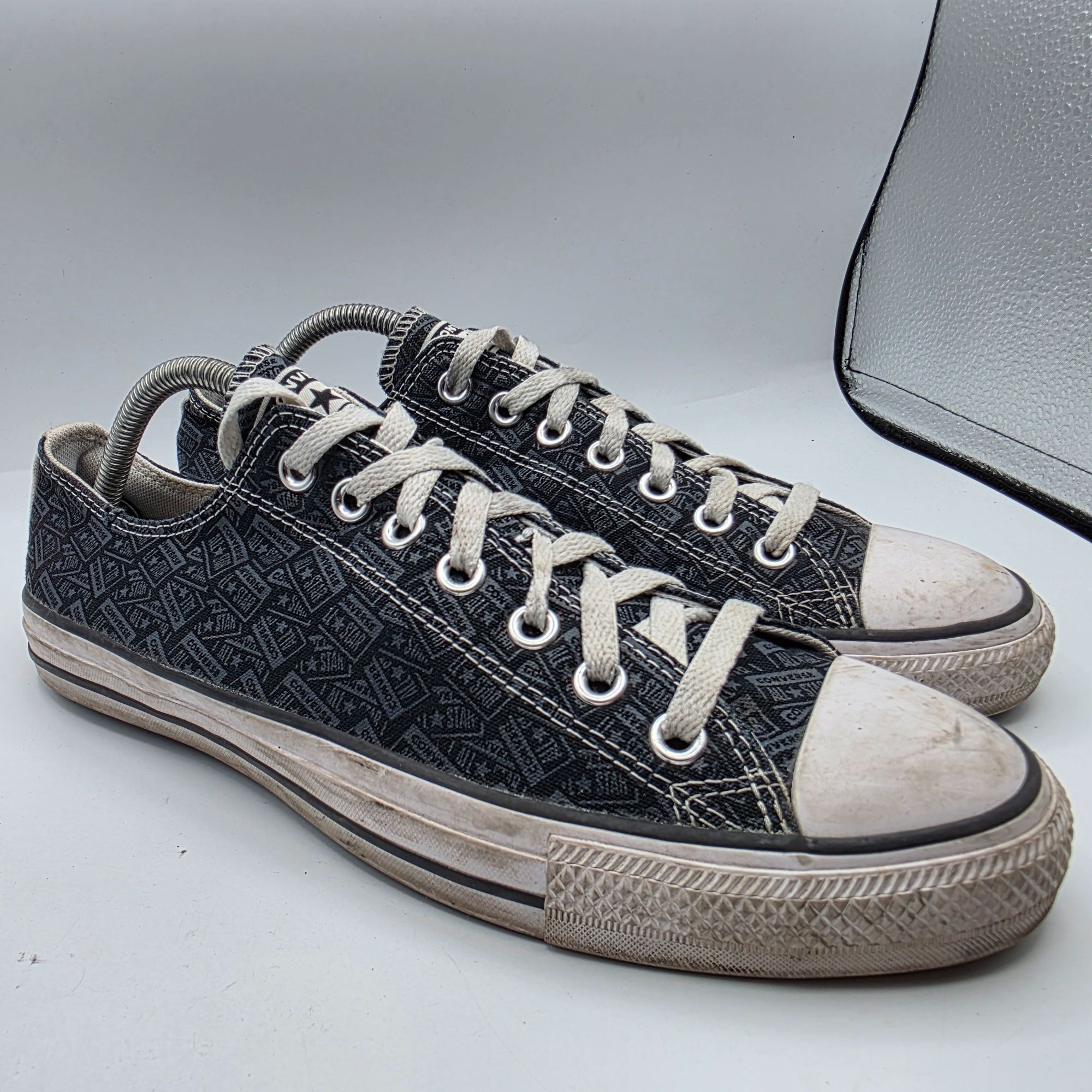 Converse Converse All Star Low Allover License Plate Prints Mens Size Size US 9 / EU 42 - 1 Thumbnail