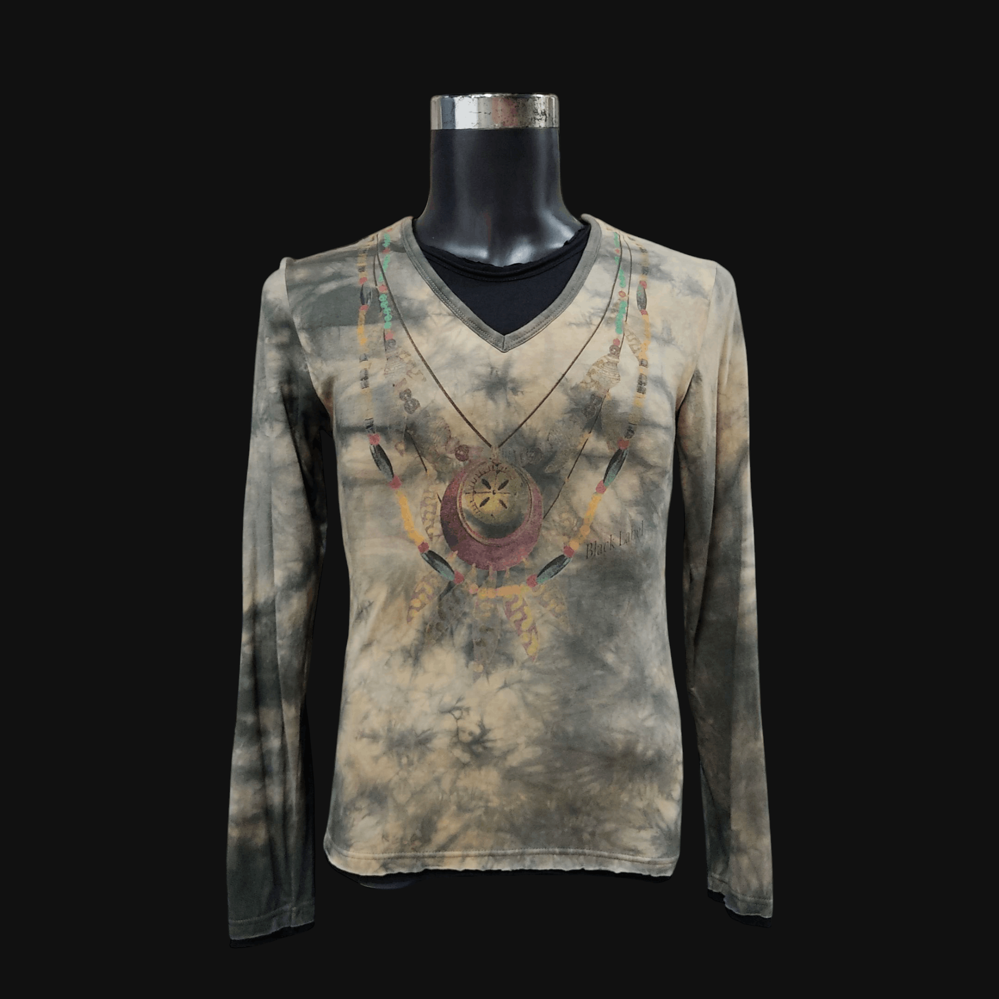 Beauty Beast SEMANTIC DESIGN Black Label Tribal Cotton Rayon T-shirt Size US M / EU 48-50 / 2 - 1 Thumbnail