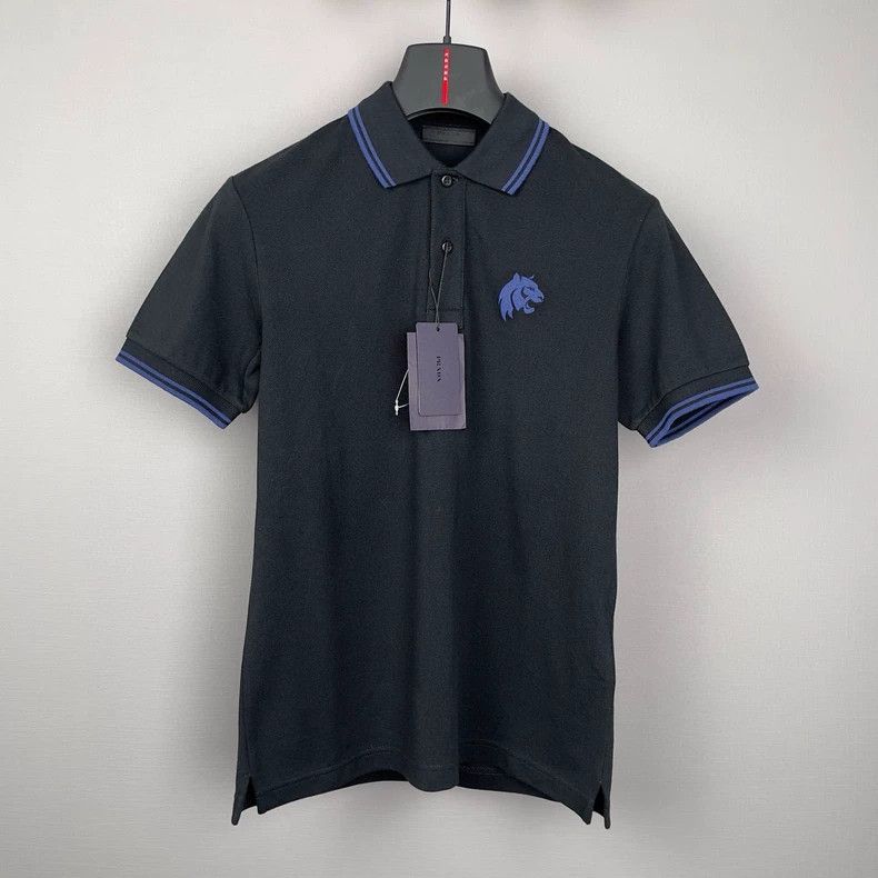 Prada Prada Men's Short Sleeve Polo Shirt - dmc Size US S / EU 44-46 / 1 - 1 Thumbnail