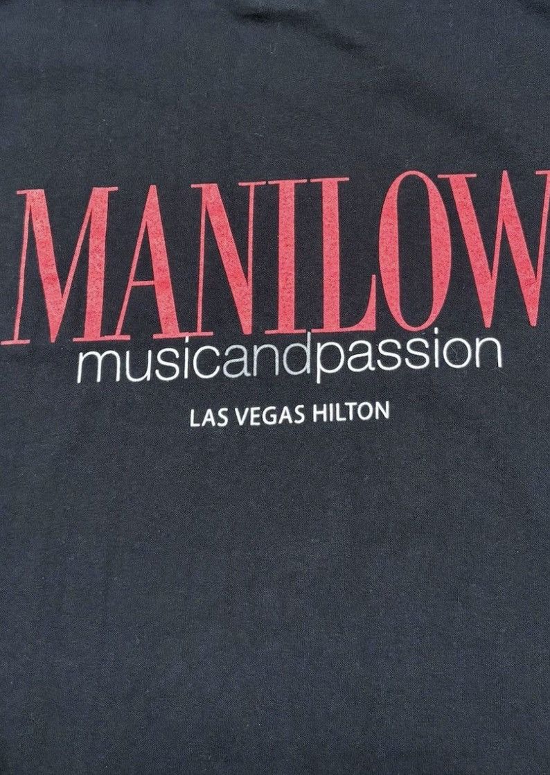 Vintage 00’s Barry Manilow Vintage Las Vegas Tee Shirt Size US L / EU 52-54 / 3 - 3 Thumbnail