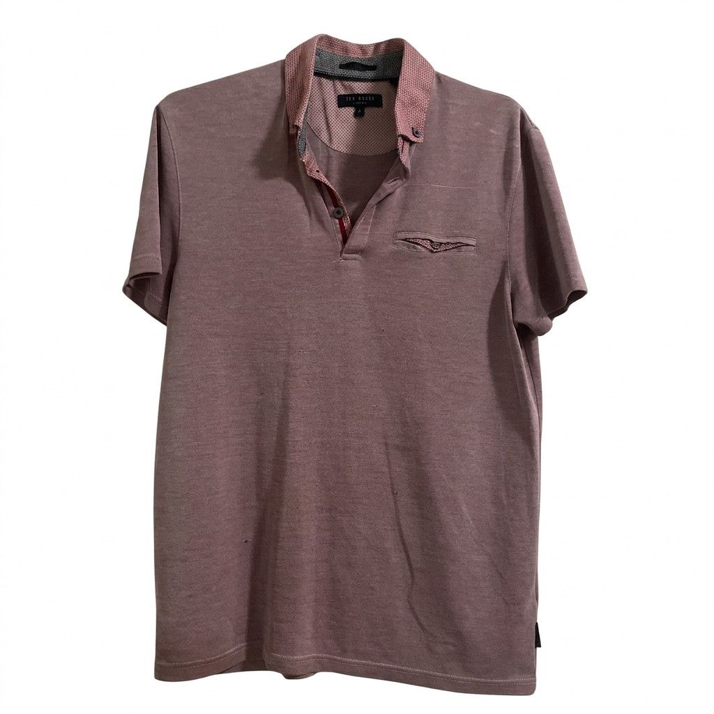 Ted Baker Ted Baker London Men's Polo Shirt With Contrast Collar Size US M / EU 48-50 / 2 - 1 Thumbnail