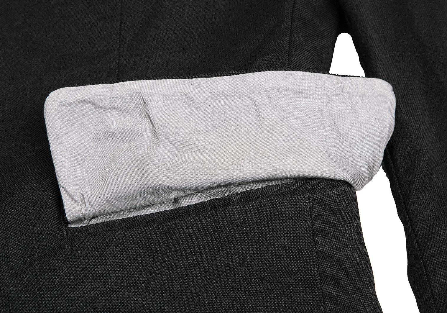 Comme des Garcons Homme Plus Stretch Nylon Jacket in Black, Size S Size US S / EU 44-46 / 1 - 11 Thumbnail