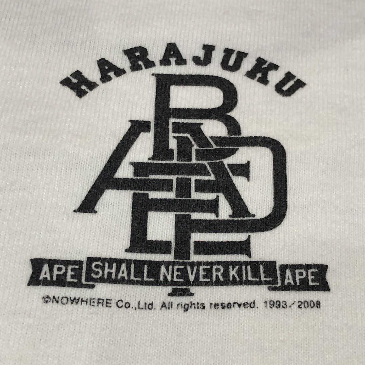 Bape Bape College Logo Harajuku Swarovski Tee Size US L / EU 52-54 / 3 - 6 Thumbnail