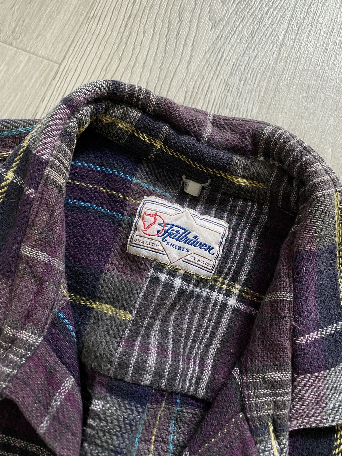 Fjallraven Fjallraven Purple Multicoloured Lognsleeve Flanel Shirt Size US L / EU 52-54 / 3 - 6 Thumbnail