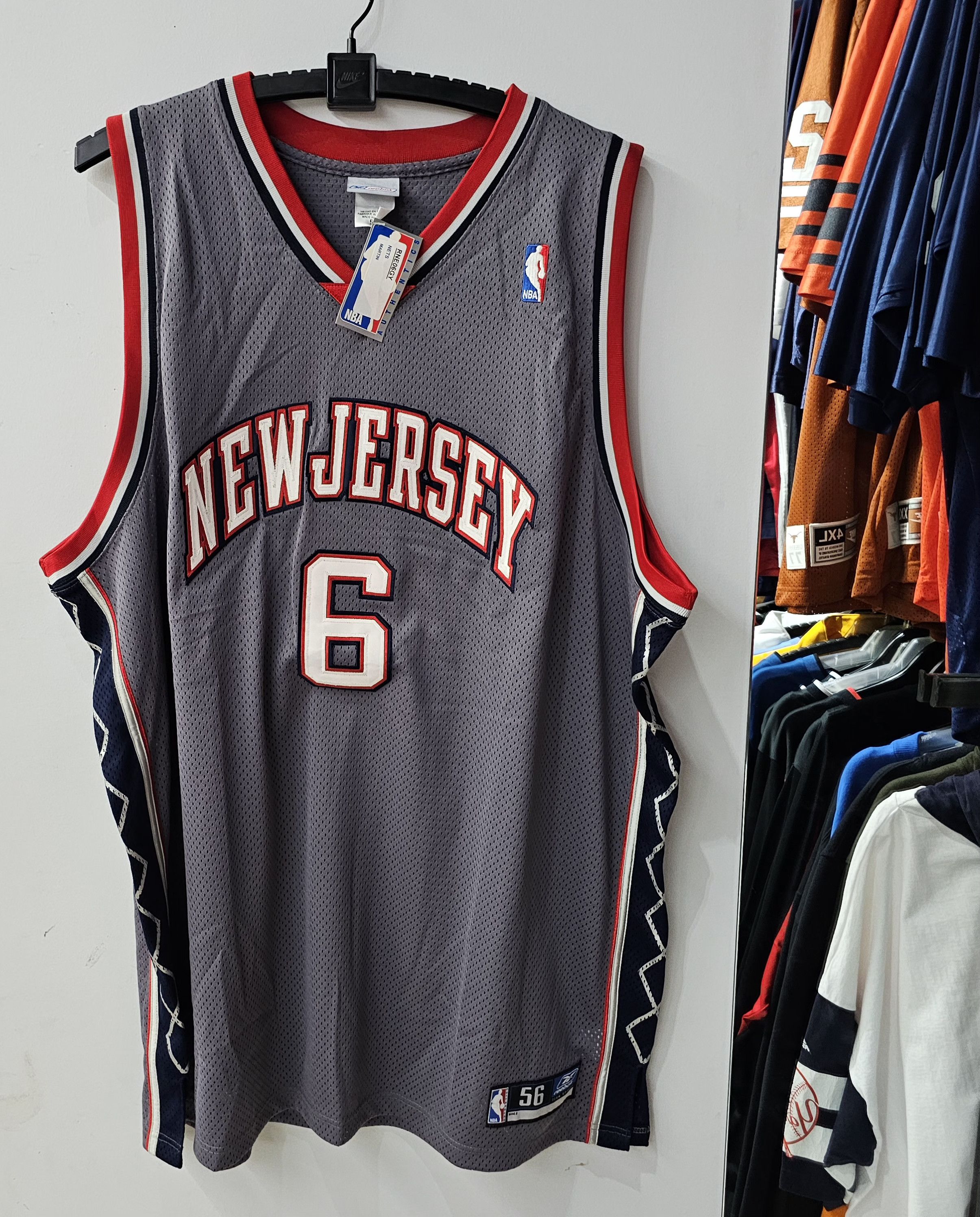 Reebok New Jersey Nets Kenyon Martin Authentic Jersey sz.56 Size US XXL / EU 58 / 5 - 2 Thumbnail