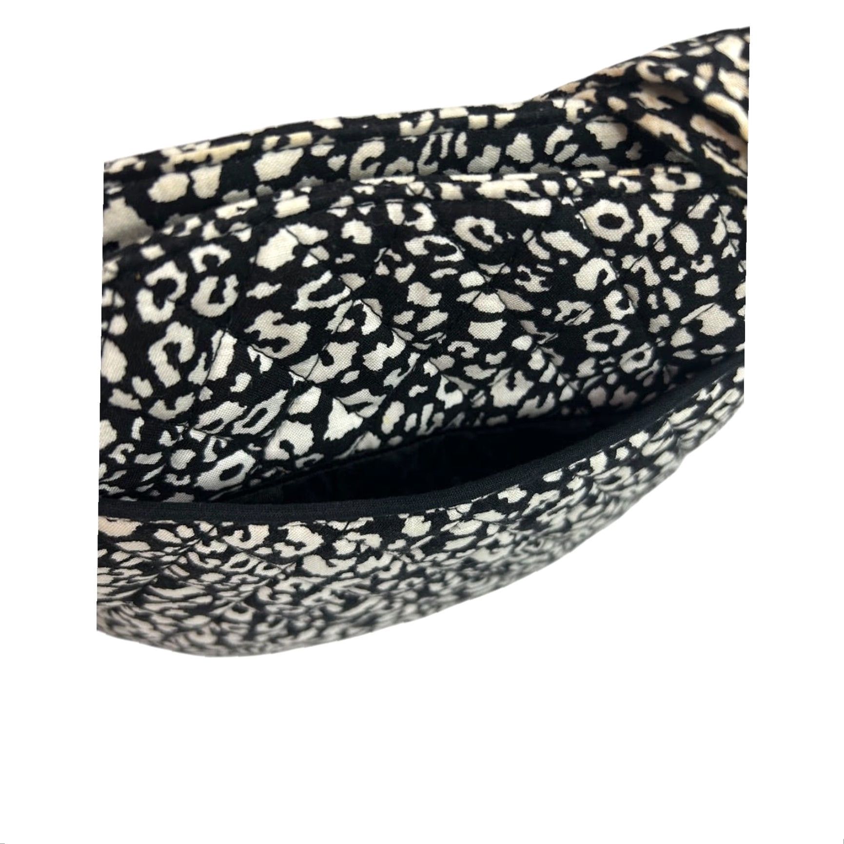 Vera Bradley Vera Bradley Camocat Hipster Bag Crossbody Black White Women Crossbody Bag Multicolor Canvas 8"h x 8"l x 1"d Strap Drop Adjustable to 27" Womens Size ONE SIZE - 6 Thumbnail