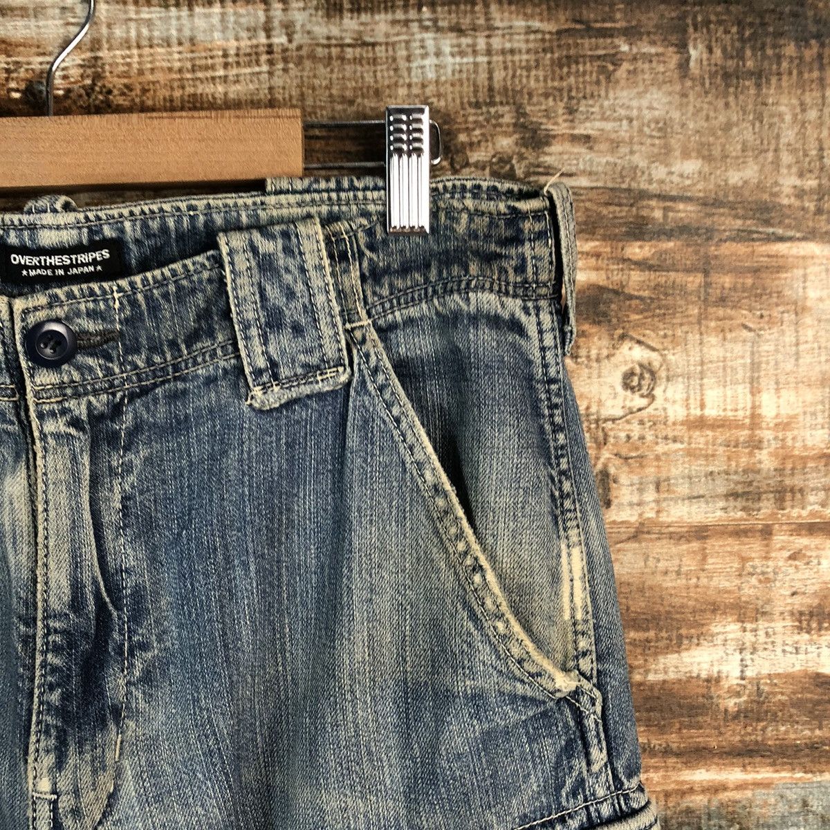 OVER THE STRiPES DLL Over The Stripes patchwork Blue Multipocket Pants #C632 Size US 30 / EU 46 - 8 Thumbnail