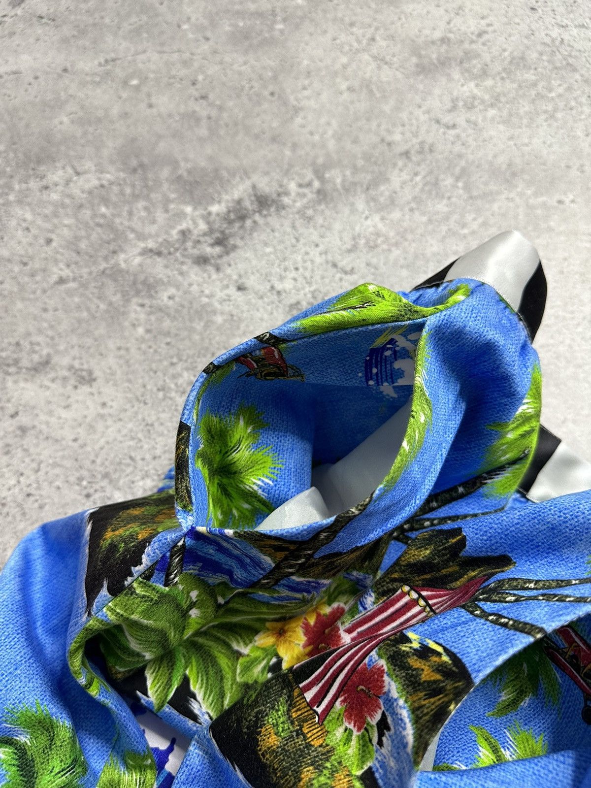 Vintage Stella Jean Gonna Lunga Tropical Print Blue Mid-Length Skirt Size 25" / US 0 / IT 36 - 16 Thumbnail
