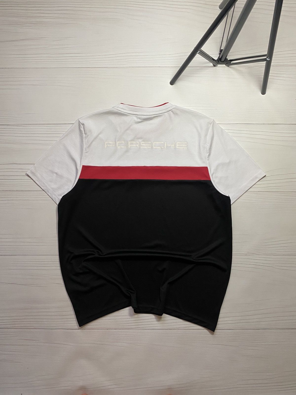 Porsche Design Porsche Motorsport Racing Big Logo y2k t shirt Size US XL / EU 56 / 4 - 2 Thumbnail
