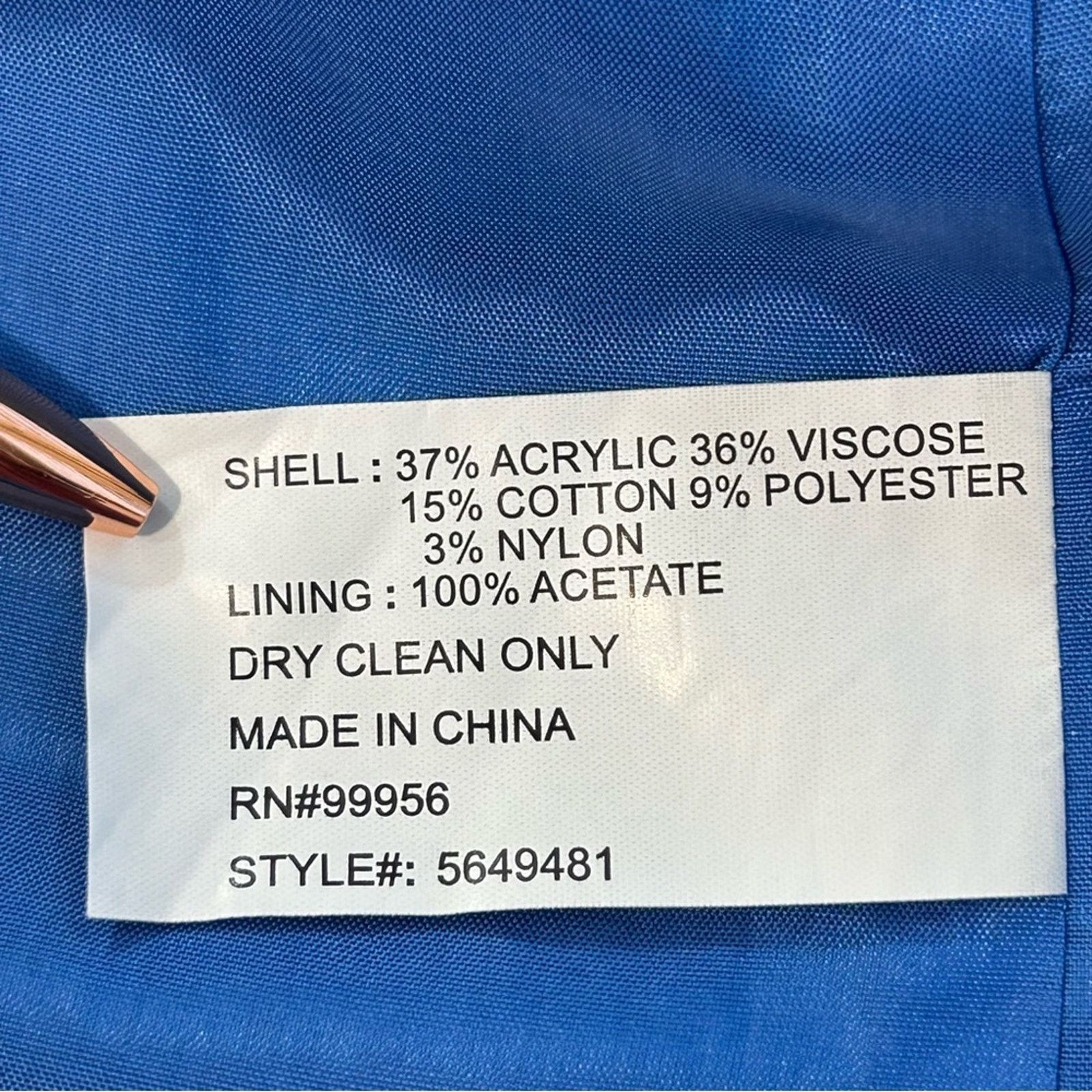 REVOLVE Shoshanna Revolve Helena Ombre Tweed Dress Sz 0 Blue Pockets Size XS / US 0-2 / IT 36-38 - 14 Thumbnail