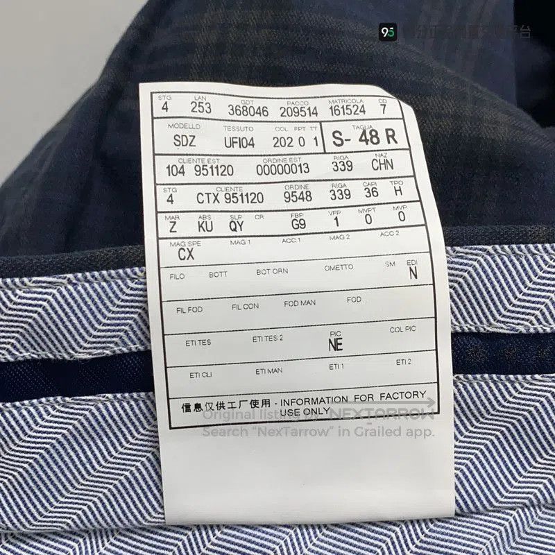 Ermenegildo Zegna Ermenegildo Zegna Check Casual Pants. Size US 30 / EU 46 - 8 Thumbnail