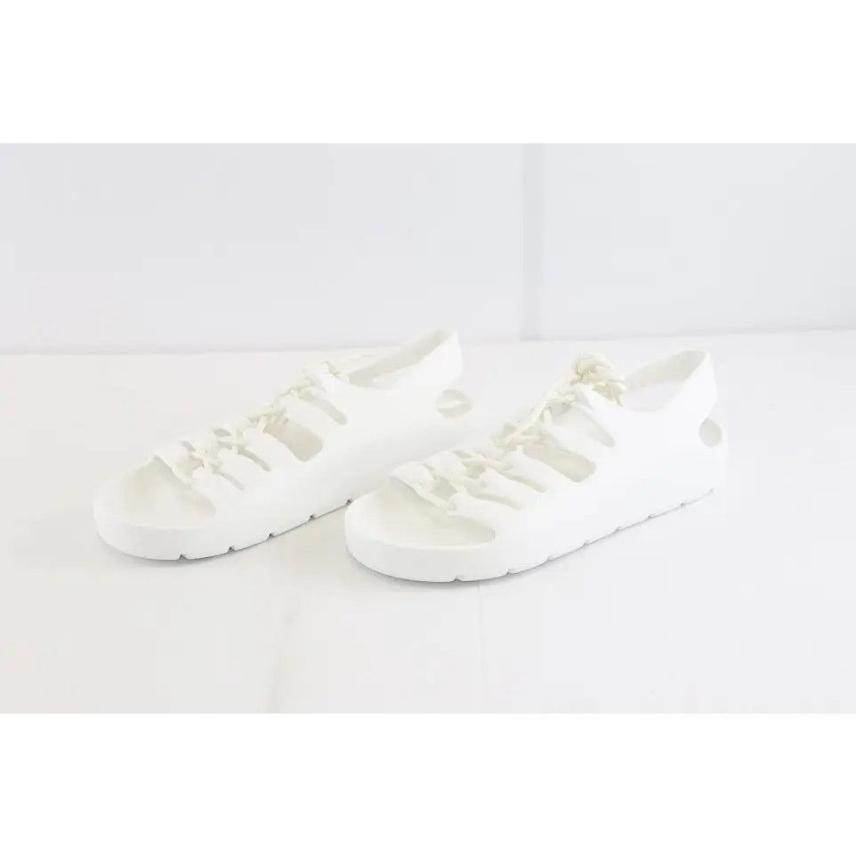 Bottega Veneta o1rshd1 Gel Rubber Jelly Sandal in Chalk Size US 12 / EU 45 - 5 Thumbnail