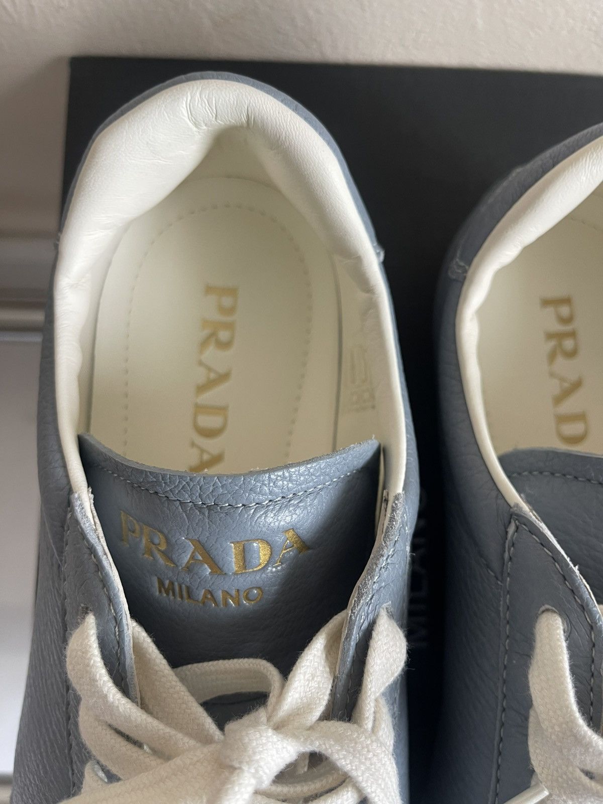 Prada Prada Leather Sneaker 2024 Colorway Sold Out Everywhere Size US 10 / EU 43 - 3 Thumbnail