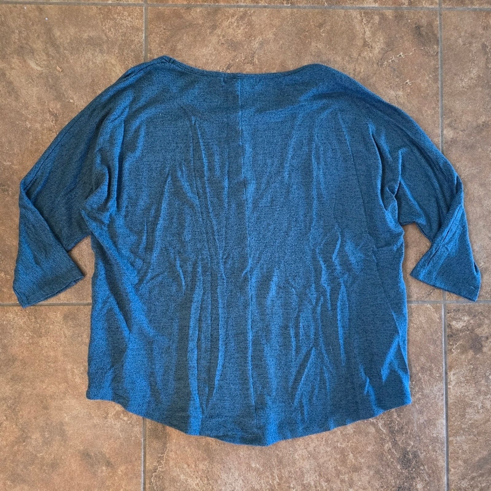 Other Blue Teal | 89TH+MADISON | Gold Detailed 3/4 Sleeve Size L / US 10 / IT 46 - 2 Thumbnail